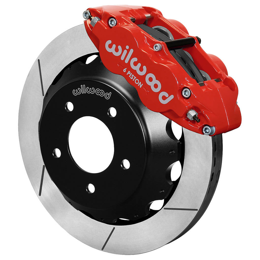 WILWOOD 140-11919-R Kit,Front,Vette,85-87,Fnsl6r,14.00x1.10 Red Photo-0