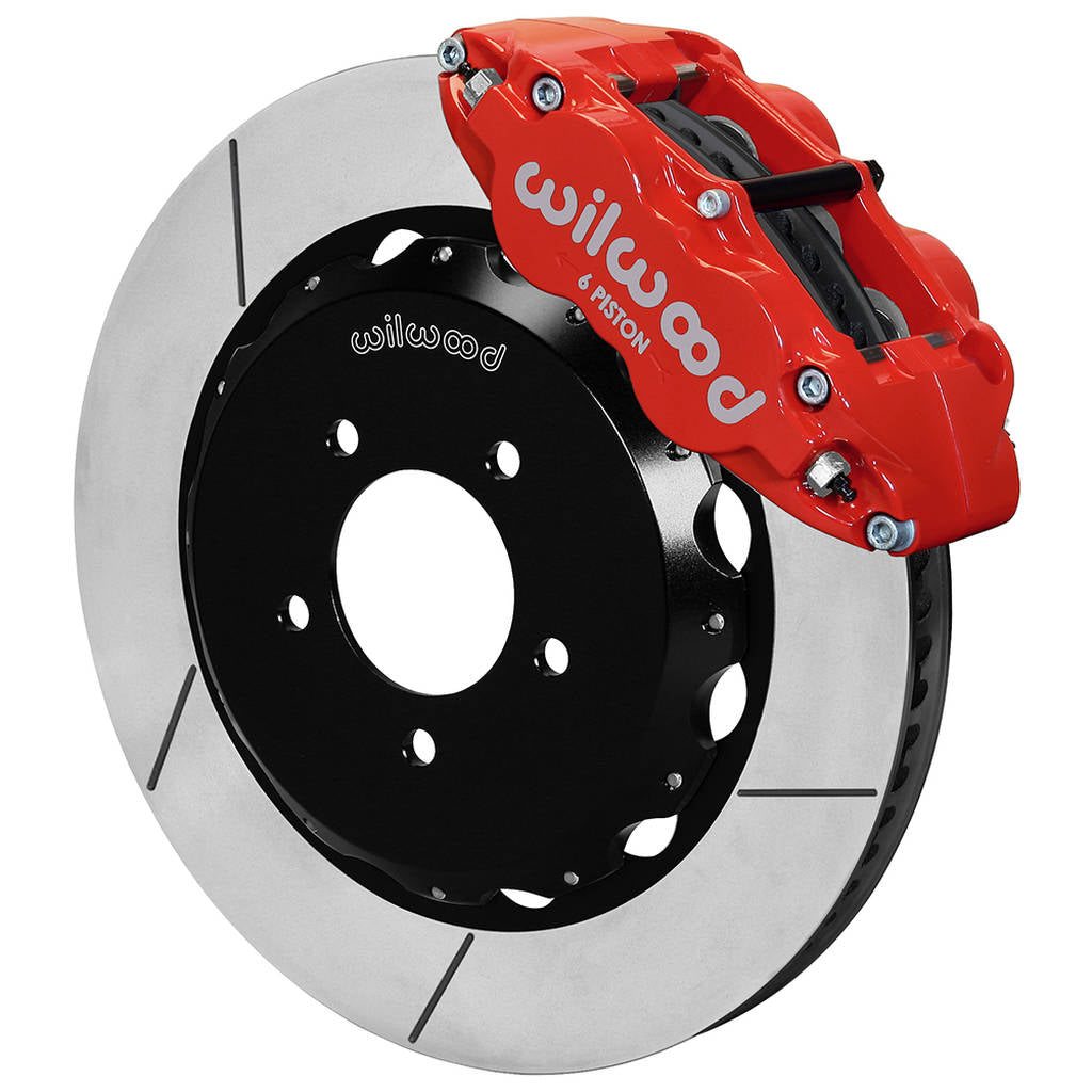 WILWOOD 140-12911-R Kit,Front,Mazda,Miata,06-15,1.10,Vented 14.00 Rotor,Red,Gt,W/Lines Photo-0
