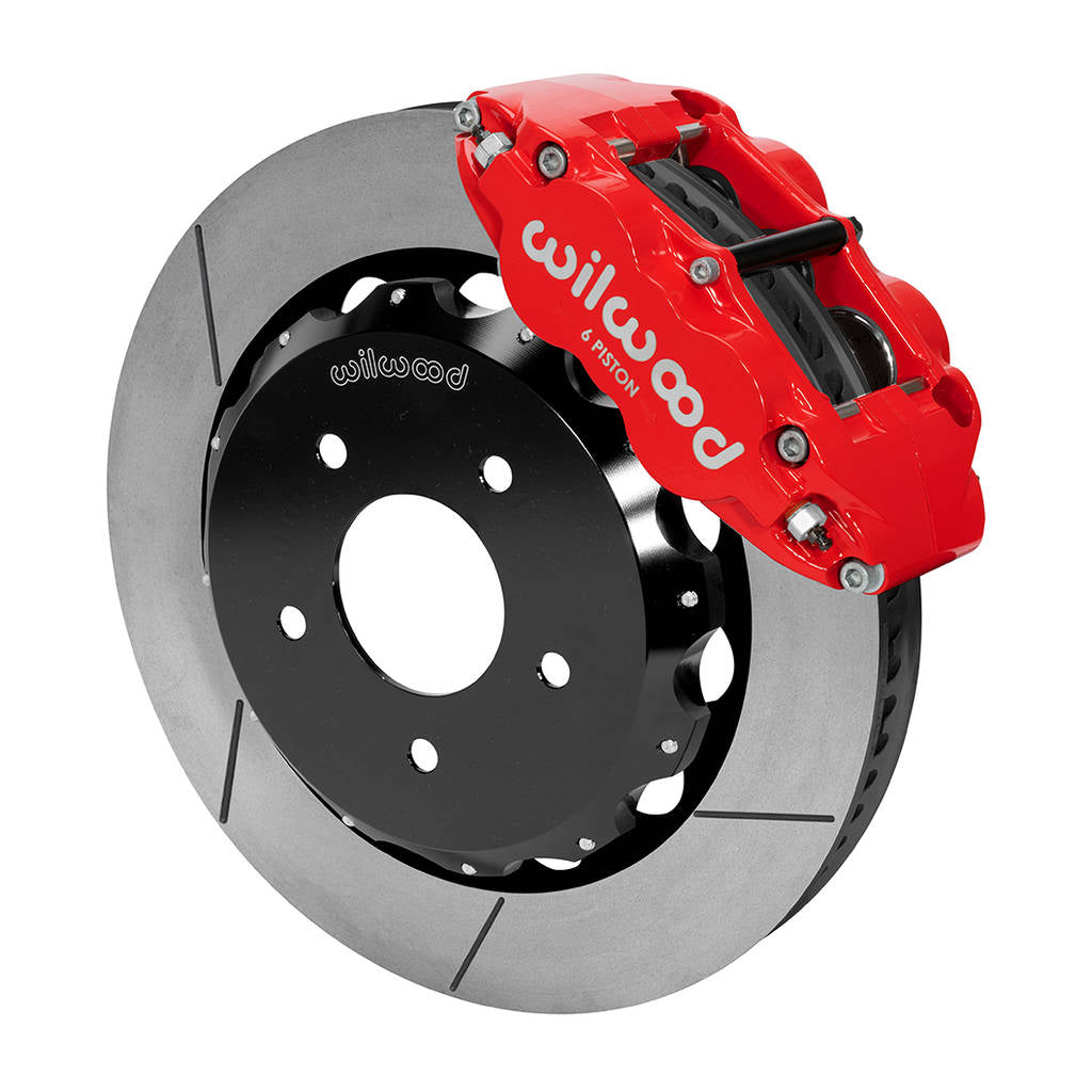 WILWOOD 140-12440-R Kit,Front,Jeep Jk,2007-18,Fnsl6r,14.00 Rotor,Red Photo-0