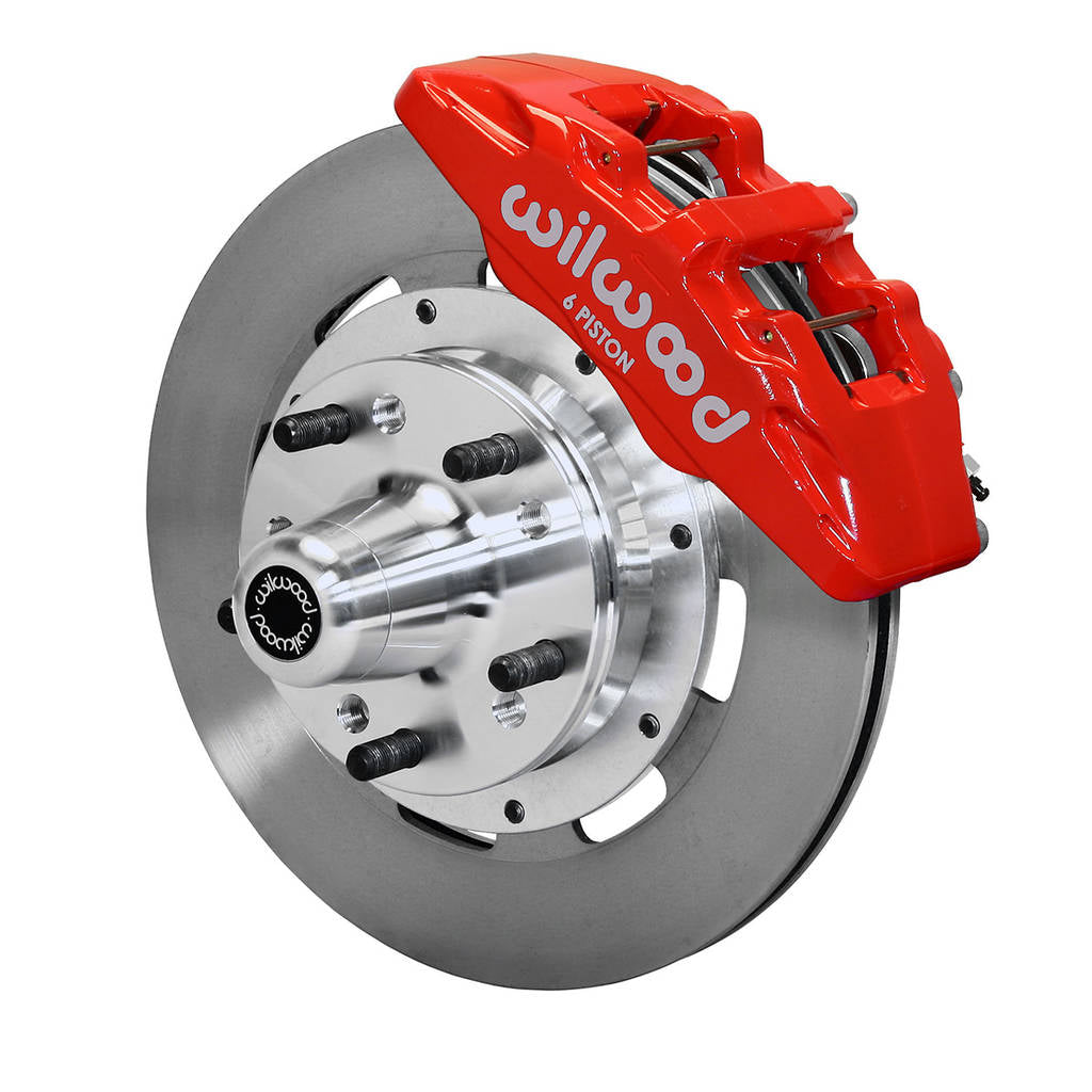 WILWOOD 140-12945-R Kit,Front,Mustang,70-73,Dp6 12.19 Rotor,Red Photo-0