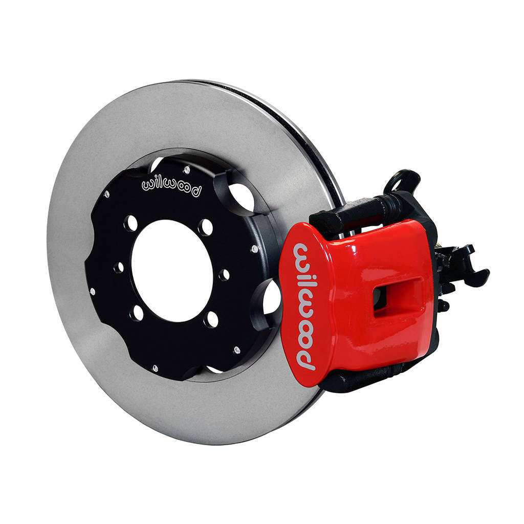 WILWOOD 140-12768-R Kit,Rear,Fiat 500,2012-Up,Cpb,11.00x.81 Red,W/Lines Photo-0
