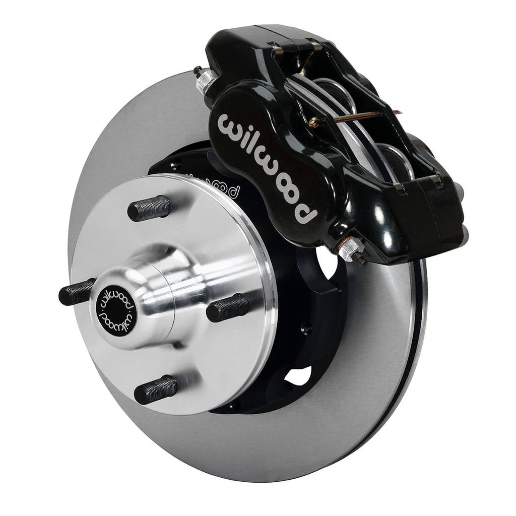 WILWOOD 140-12535 Kit,Front,Dl,Mustang,65-66,4 Lug,Fdli 10.75,Black Powder Coat Photo-0