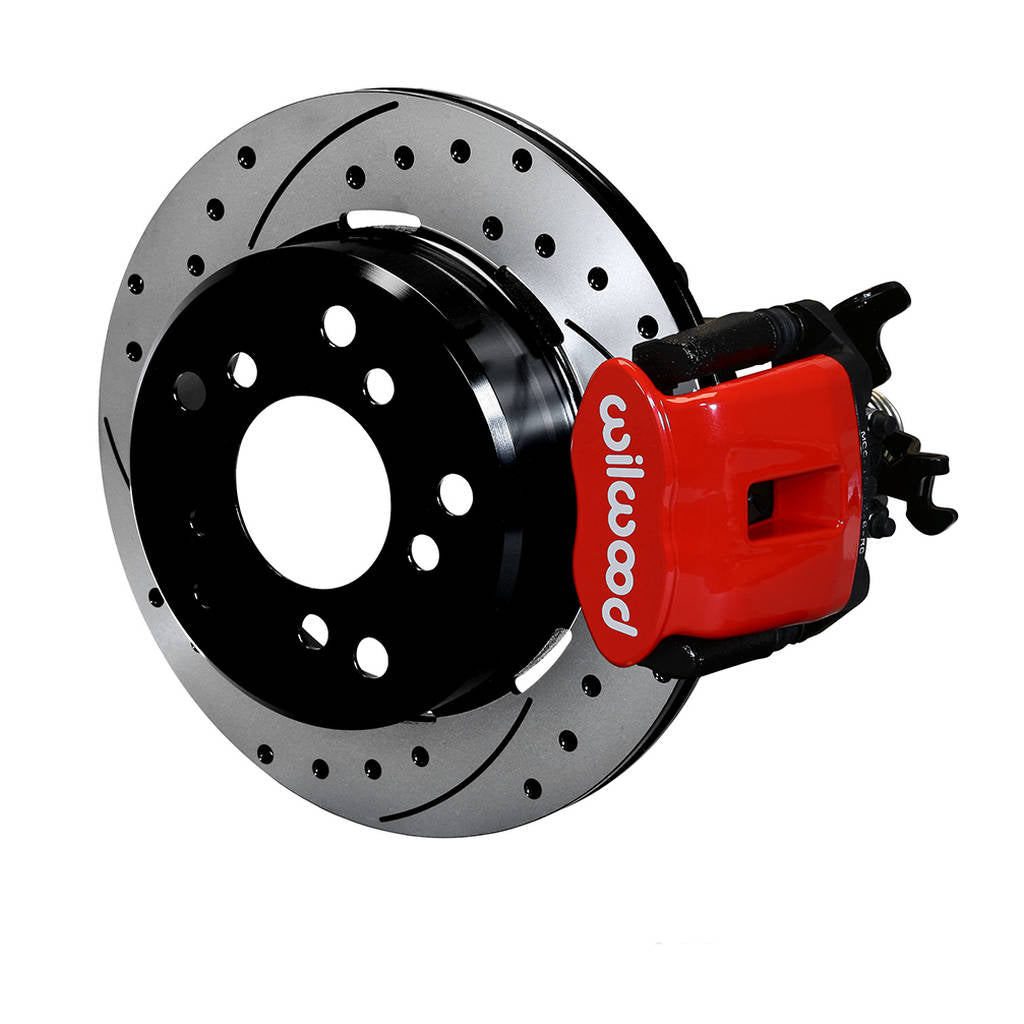 WILWOOD 140-12363-DR Kit,Rear,Ffr,Cpb,Irs,8.8,T-Bird,12.19x.8 Drilled,Red,W/Lines Photo-0