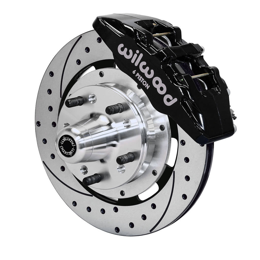 WILWOOD 140-12837-D Kit,Front,G-Body,80-87,Dp6,Forged Hub 12.19 Vented,Drilled Photo-0