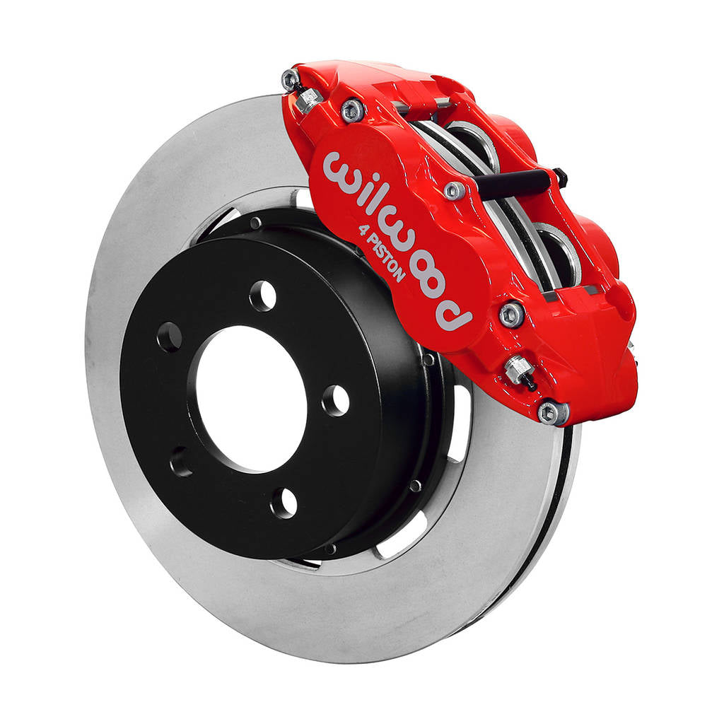 WILWOOD 140-12576-R Kit,Front Jeep Wrangler Yj 87-89,12.19x 1.10 Rotor,Vented,Red Photo-0