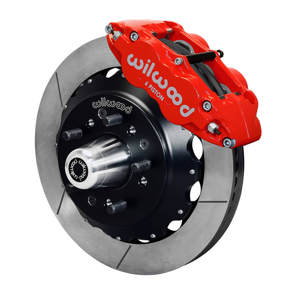 WILWOOD 140-12298-R Kit,Front,G-Body,80-87,Fnsl6r,12.88 Rotor,Vented,Red Photo-0