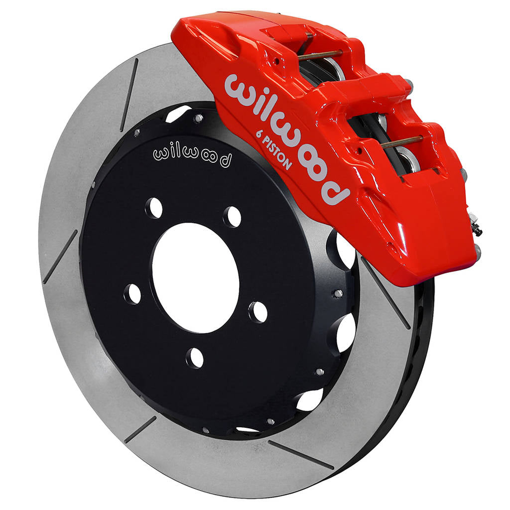 WILWOOD 140-12048-R Kit,Front,Ffr,Dp6,12.88x1.00,Red,W/Lines Photo-0