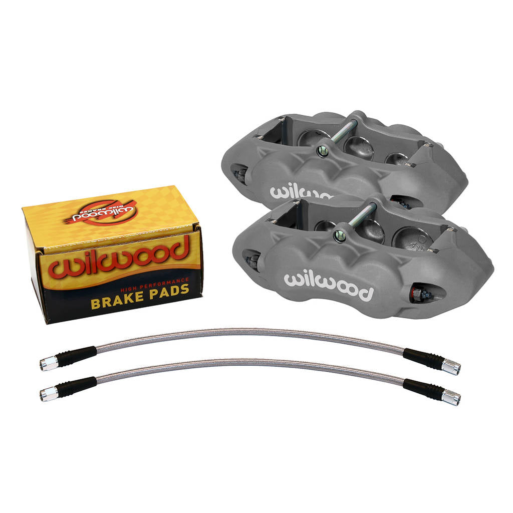WILWOOD 140-11857 Kit,Front,Vette,65-82,D8-6,Calipers,Pad Line,Ano,W/Lines Photo-0