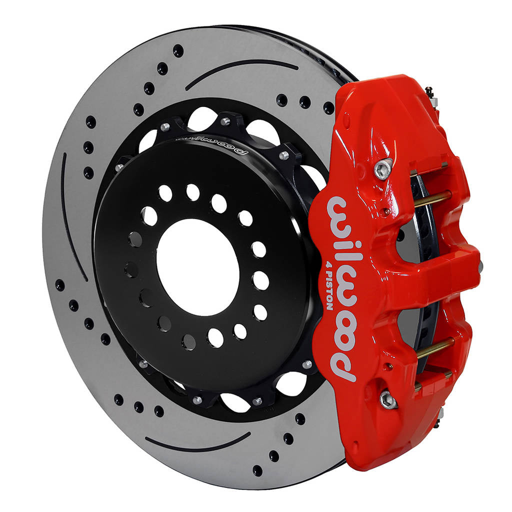 WILWOOD 140-11765-DR Kit,Rear,Mag/Chall/Charg/300c,05-10 Aero4,14.25 Rotor,Srp,Red Photo-0