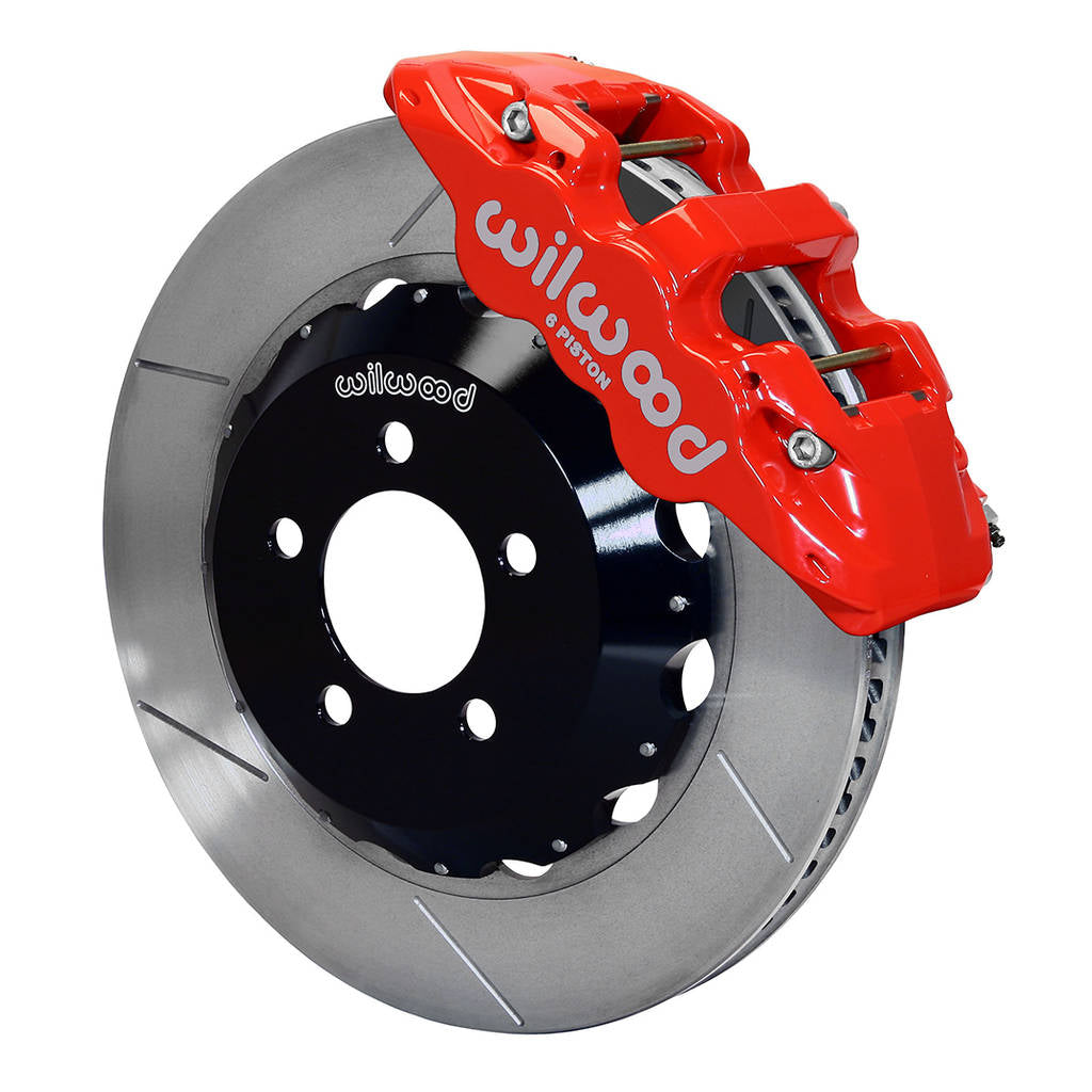 WILWOOD 140-11764-R Kit,Front,Mag/Chall/Charg/300c,05-10 Aero6,14.25 Rotor,Red Photo-0