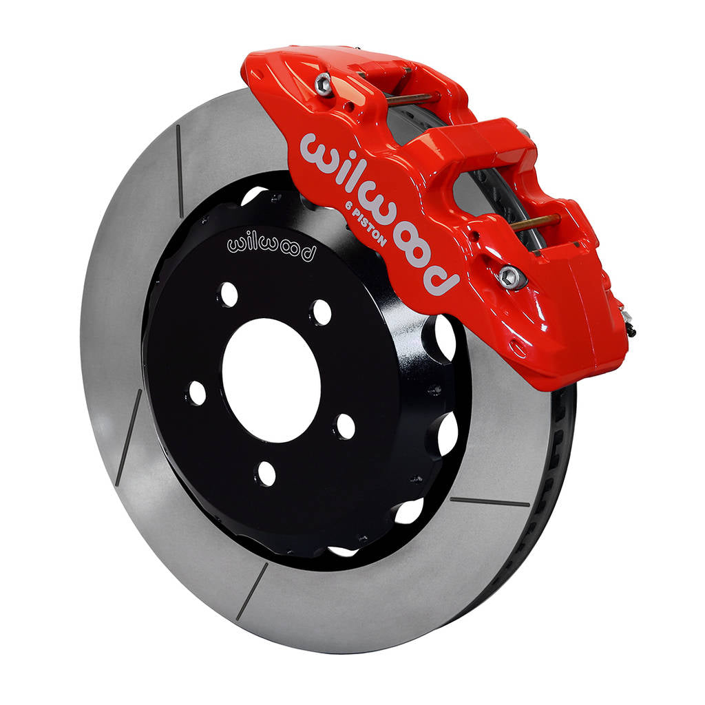 WILWOOD 140-11974-R Kit,Front,Bmw,E46,99-06,Aero6,14.00 Red Photo-0