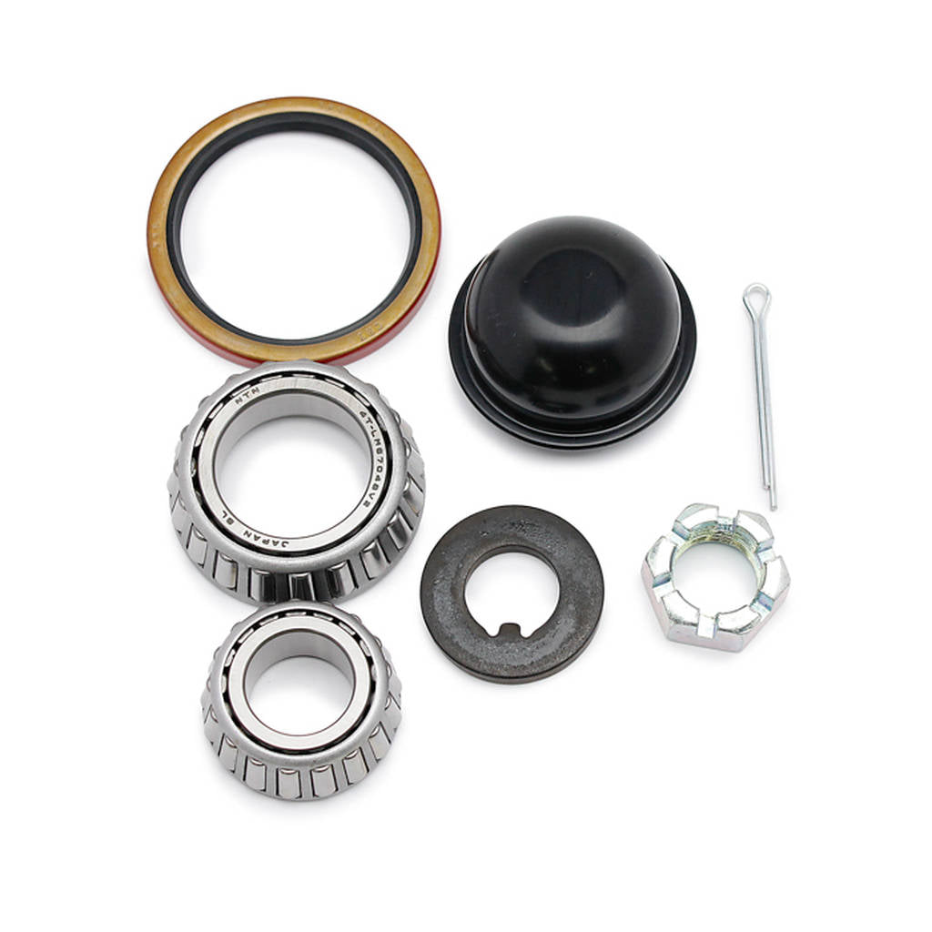 WILWOOD 370-15322 Kit,Bearing,Seal,Locknut/Cap,55-57 Chevy Cpp 2in. Drop Photo-0