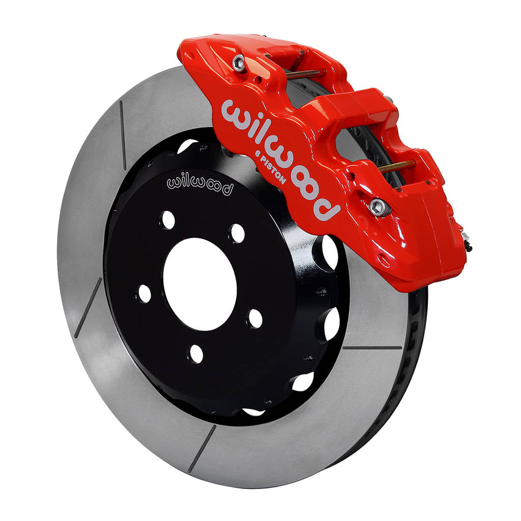 WILWOOD 140-14288-R Kit,Front,16-19 Camaro,Aero6,14.00 Rotor Red,W/Lines Photo-0