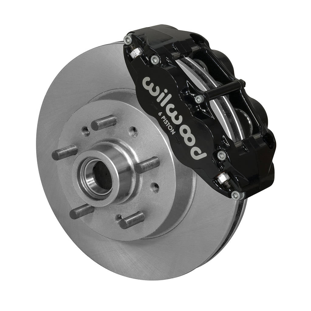 WILWOOD 140-14474 Kit,Front,64-70 Gm C10 Truck,Fnsl6r 11.86 Rotor,Black Photo-0