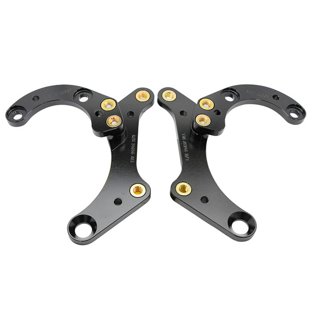 WILWOOD 249-14654/55 Bracket Kit,Dl,Chevy 55-57/Vette 63-64 11.50 Rotor Photo-0