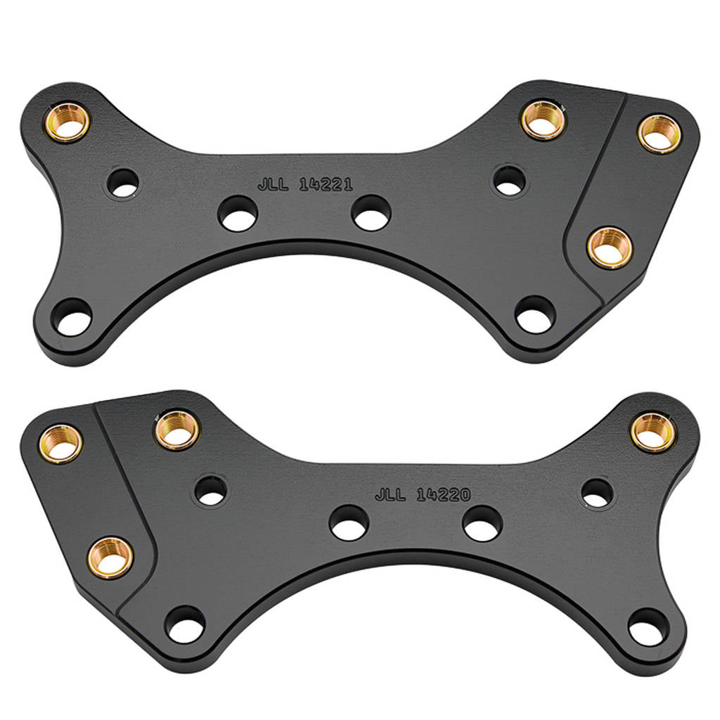 WILWOOD 249-14220/21 Bracket,Flat,Caliper Mt,Fdl/Mc4,5.25 4.87 Mt,2.29 Ht,.38 Thk Photo-0