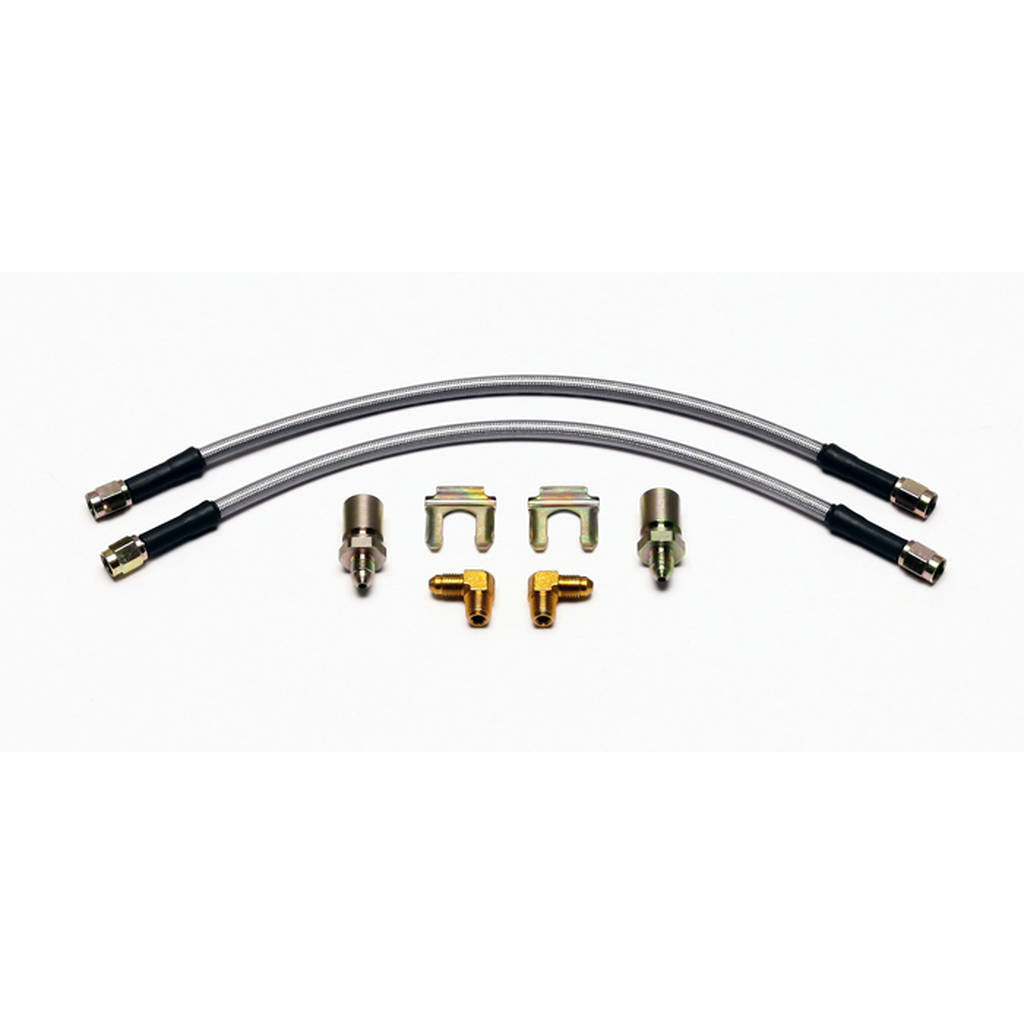 WILWOOD 220-15157 Flexline Kit,Mg-Td,1950-53,14in.,3/8-20 To 90 Deg Photo-0
