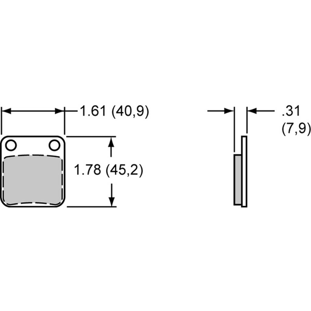 WILWOOD 150-12270K Pad,4908,Gp200,.31 Thk,Axle Set,Aluminum Rotor Photo-0