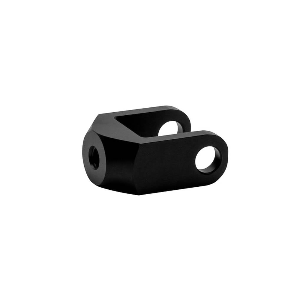 WILWOOD 330-15099 Clevis,Pedal,Tandem M/C,3/8-24 Thd Aluminum,Black Photo-0