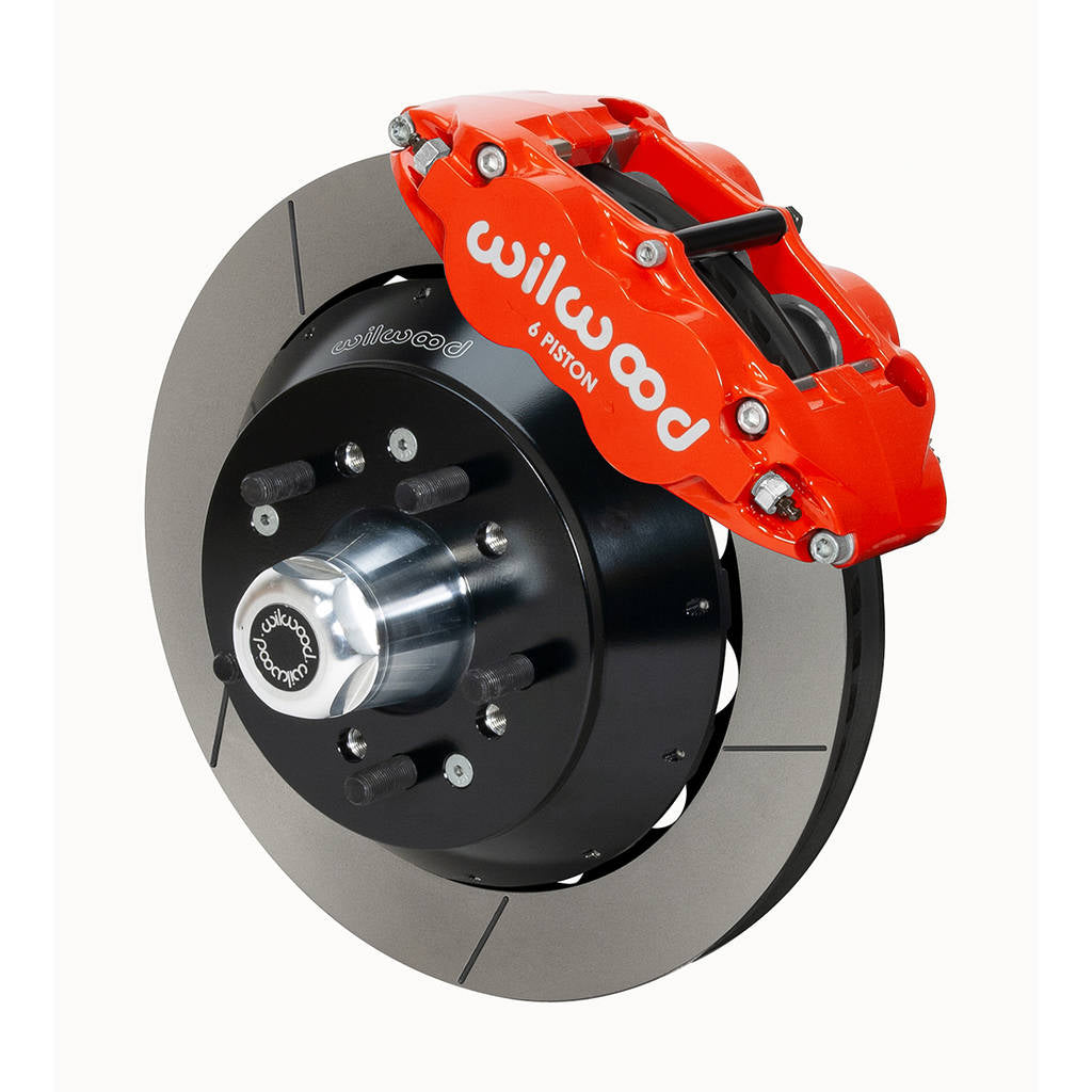 WILWOOD 140-14840-R Kit,Front,68-72 Ford F100 Truck,Fnsl6r 12.88 Rotor,Red Photo-0