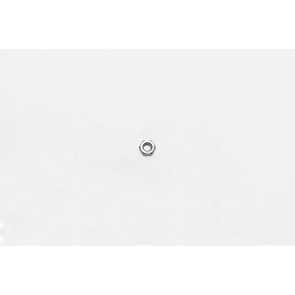 WILWOOD 230-12457 Nut,1/4-28,Hex,Jam,Clear Zinc Photo-0