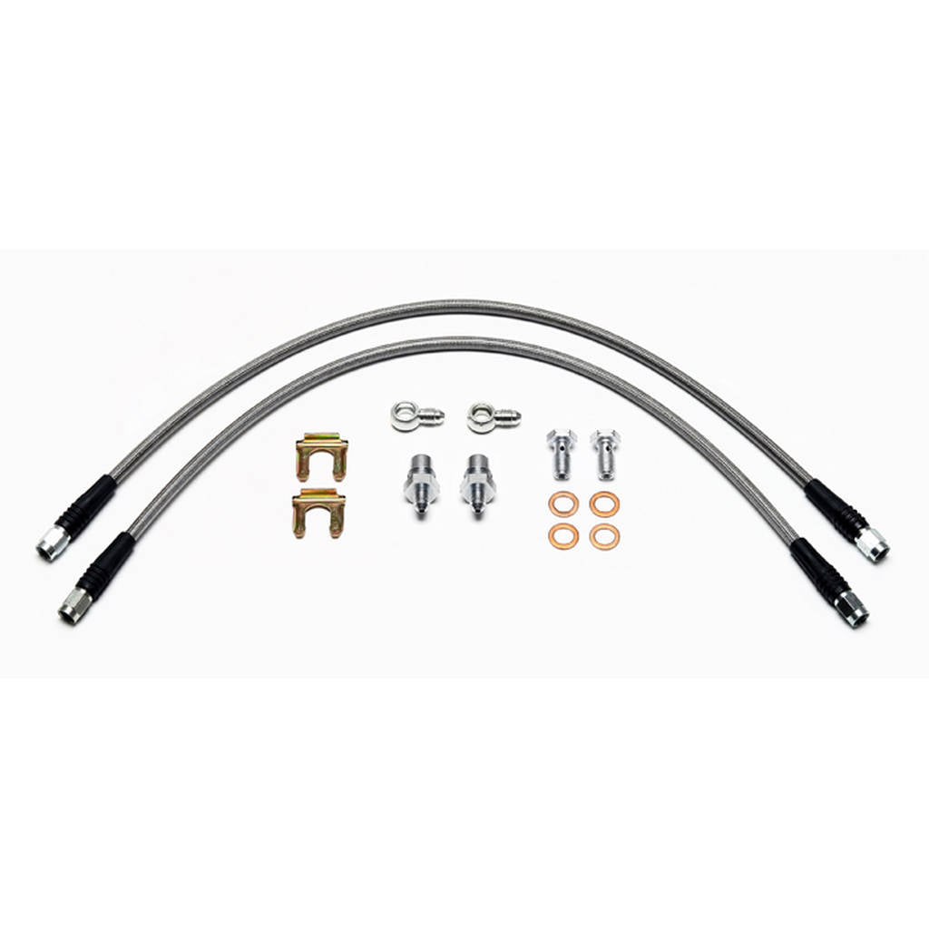 WILWOOD 220-12107 Flexline Kit,D154,18in.,M10b To 10mm Banjo Photo-0
