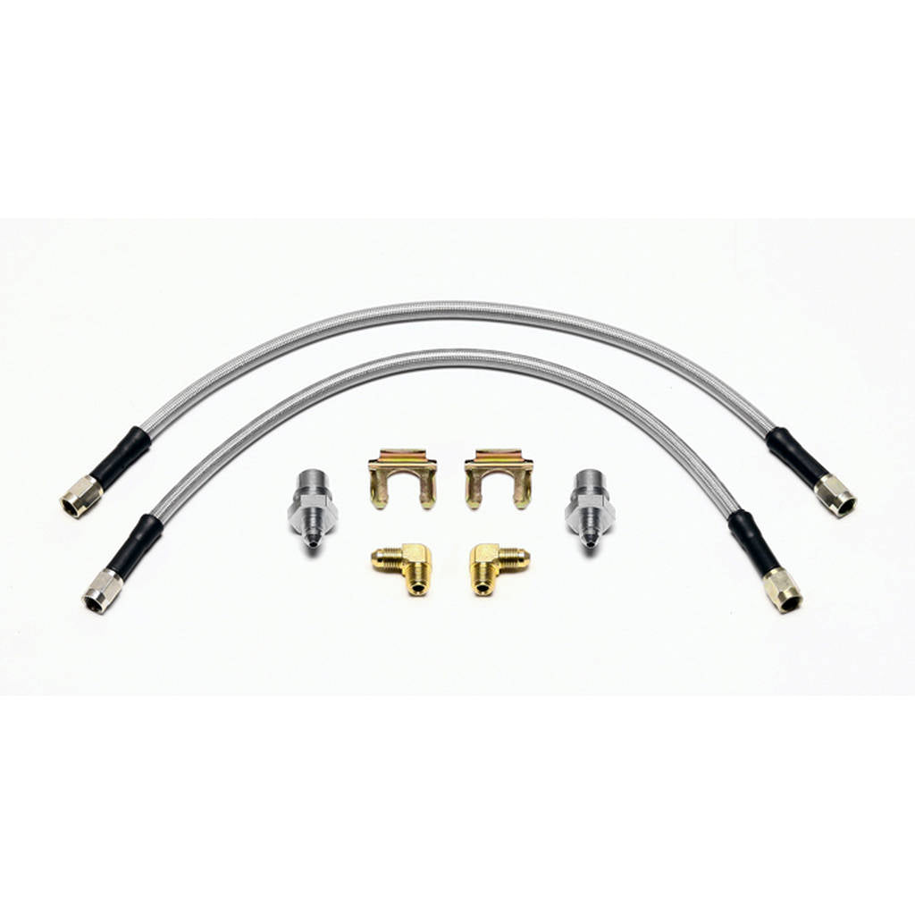 WILWOOD 220-12780 Flexline Kit,16in.,M10x1 Bubble,90 Deg 1/8 Npt,Inlet Photo-0