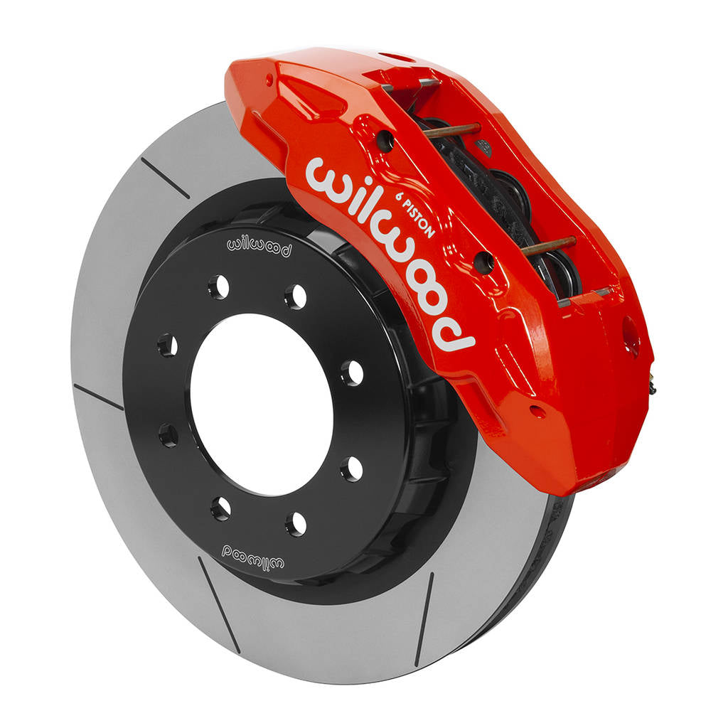 WILWOOD 140-15381-R Kit,Front,Ram,2500/3500,2wd/4wd,14-Up 16.00 Rotor,W/Lines,Red Photo-0