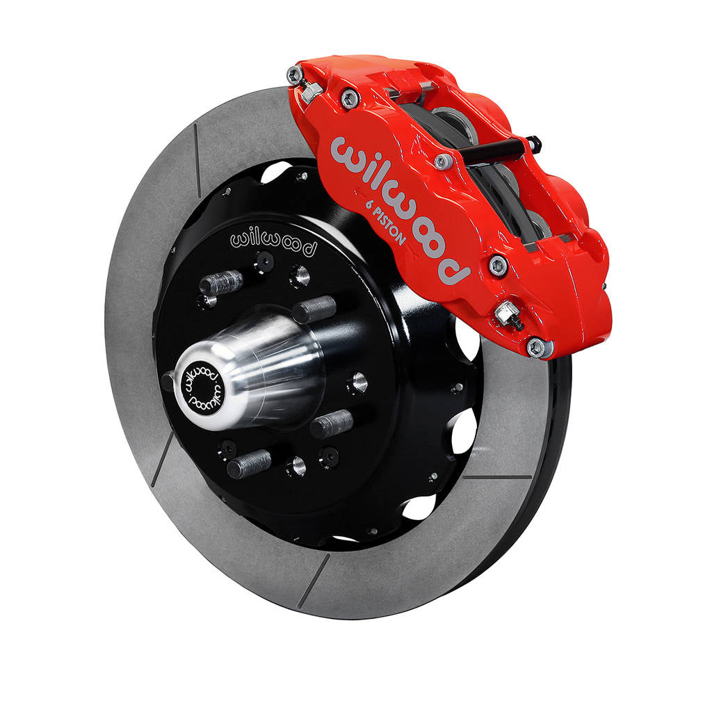 WILWOOD 140-15199-R Kit,Front,Mopar,C-Body,Drum,Fnsl6r,12.88 Rotor,Red Photo-0