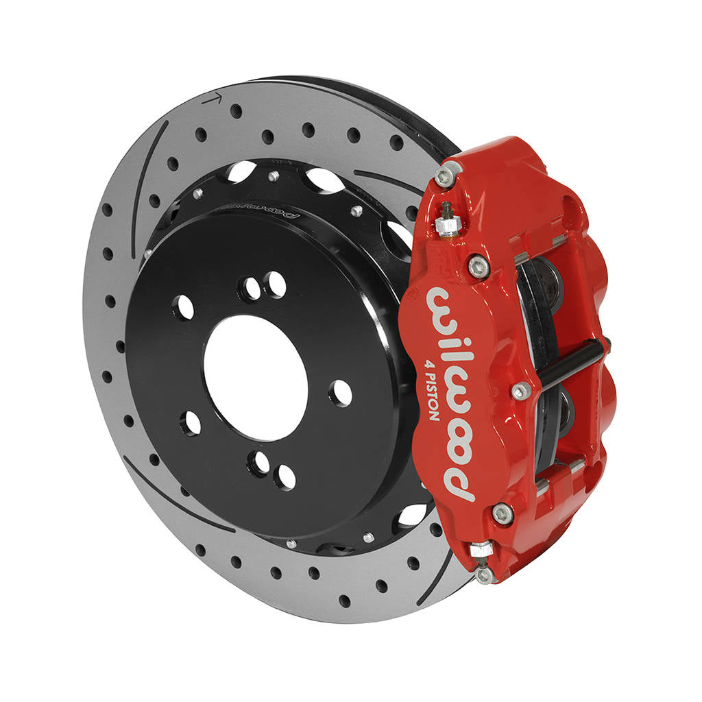 WILWOOD 140-14752-DR Kit,Rear,Bmw,E46 M3,01-06,Fnsl4r,12.88 Rotor,Srp,Red,W/Lines Photo-0