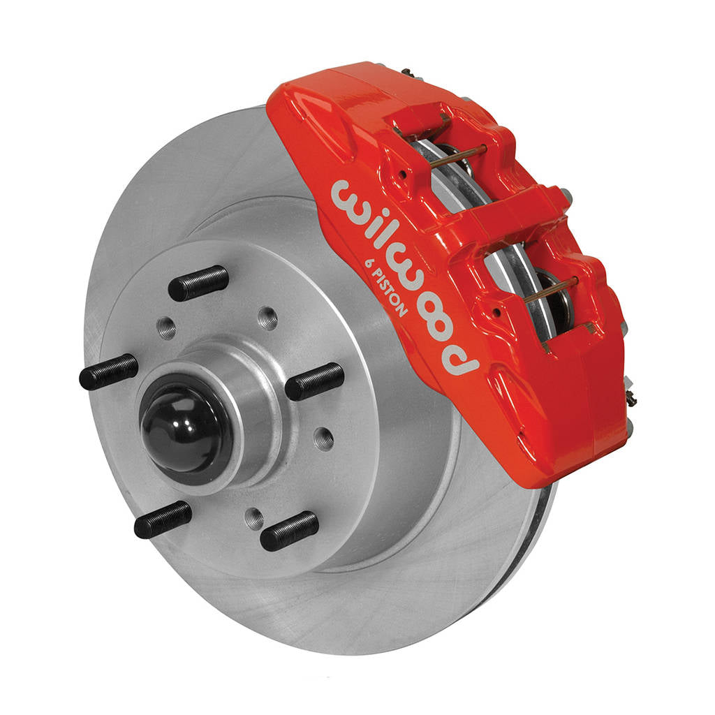 WILWOOD 140-14607-R Kit,Front,57-67 Ford F100 Truck,Dp6 11.75 Rotor,Red Photo-0