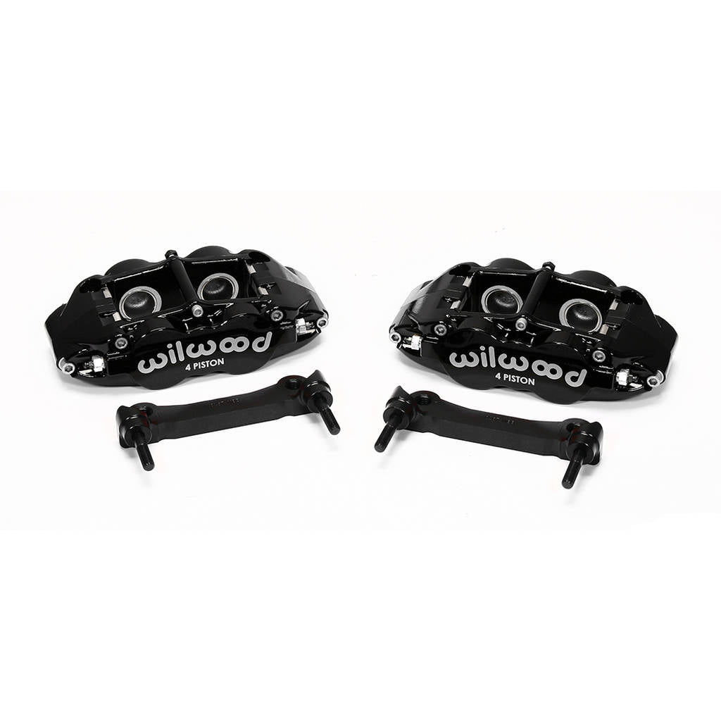 WILWOOD 140-14026 Kit,Rear,C5/C6 Vette 97-13,Fnsl4r W/Pads Brackets For Oe C6 Z51,13.00 Rotor,Black Photo-0