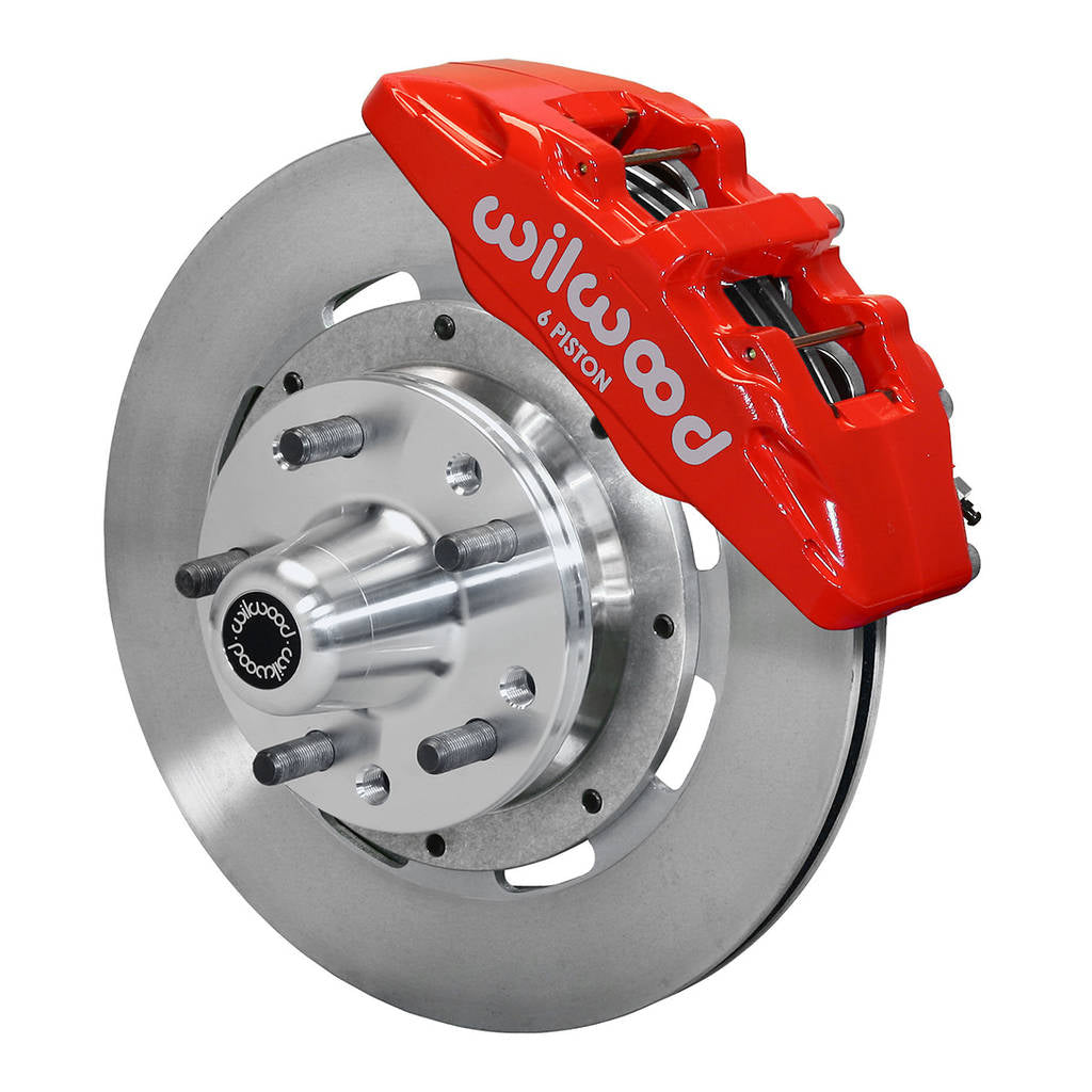 WILWOOD 140-13554-R Kit,Front,Dp6,Amc,69-76,W/Disc,12.19 Rotor,Red Photo-0