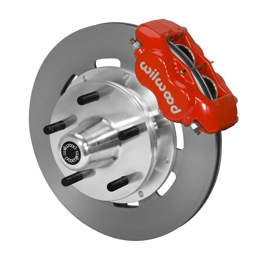 WILWOOD 140-14532-R Kit,Front,Wwe Pro Spindle,Fdli,5x5.00 Hub,12.19 Rotor,Red Photo-0