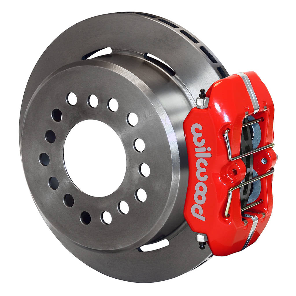 WILWOOD 140-14400-R Kit,Rear,Disc/Drum,12 Bolt,2.75/2.81 Off 1pc 11.00,Staggered Mt,Red Photo-0