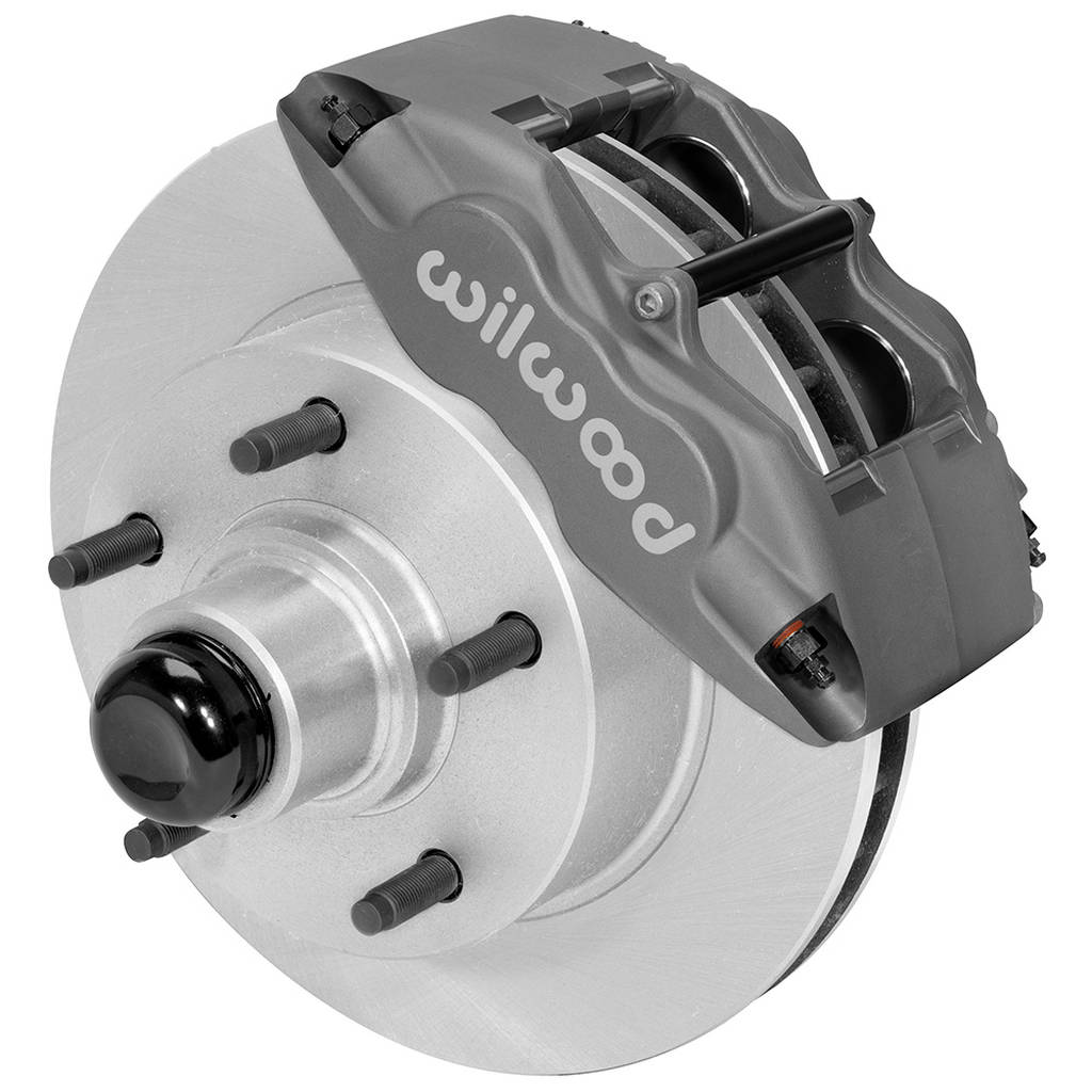 WILWOOD 140-14190 Kit,Front,Ford F1/F100,48-56,11.72 Rotor Fsli4,Drum Spindle,W/Lines,Ano Photo-0