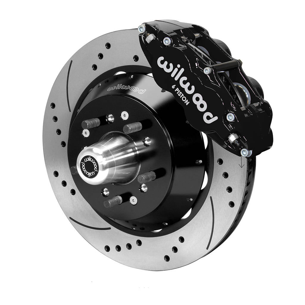 WILWOOD 140-14277-D Kit,Front,Magnum Force,Drop Spindle Fnsl6r,14.00 Rotor,Drilled Photo-0
