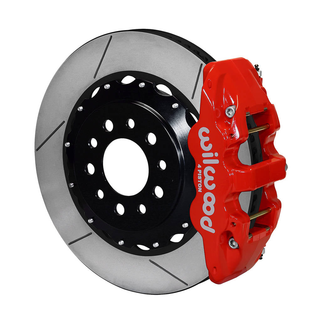 WILWOOD 140-13698-R Kit,Rear,C7 Vette 2014-Up,Aero4,14.25 Rotor,Red,W/Lines Photo-0