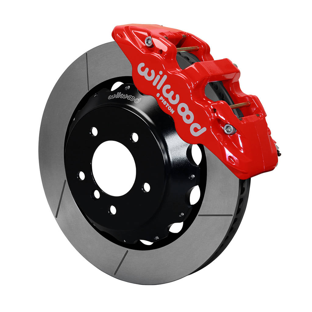 WILWOOD 140-13582-R Kit,Front,Bmw E90,07-11,Aero6,14.00x1.25 Gt,Red,W/Lines Photo-0
