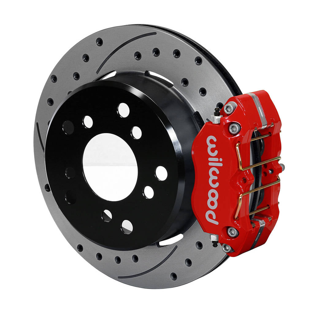 WILWOOD 140-13664-DR Kit,Rear,Disc/Drum,Big Ford,New Style Dpl,2.38 Off,1 Pc,5x5.50bc,12.19,Srp,Red Photo-0