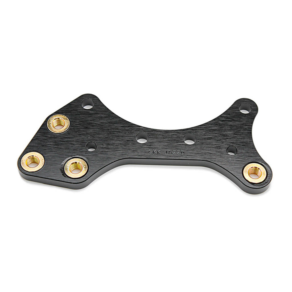 WILWOOD 250-14220 Bracket,Flat,Caliper Mt,Fdl/Mc4,5.25 4.87 Mt,2.29 Ht,.38 Thk,R/H Photo-0