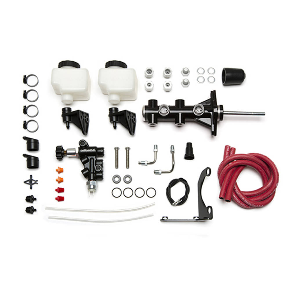 WILWOOD 261-14250-BK Kit,M/C,Remote Tandem,15/16,W/P-Valve Black Photo-0
