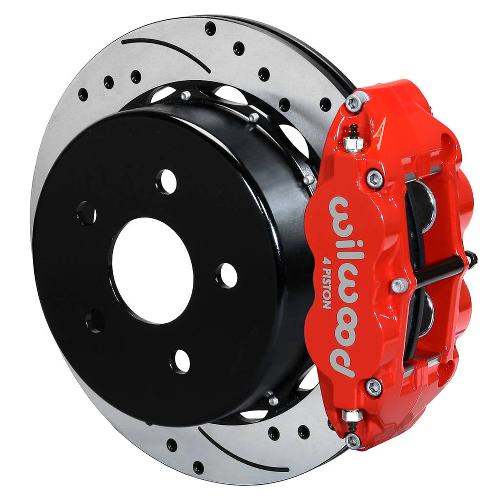 WILWOOD 140-14066-DR Kit,Rear,Jeep Jk,07-18,Fnsl4r,14.00 Rotor,Srp,Red,W/Lines Photo-0