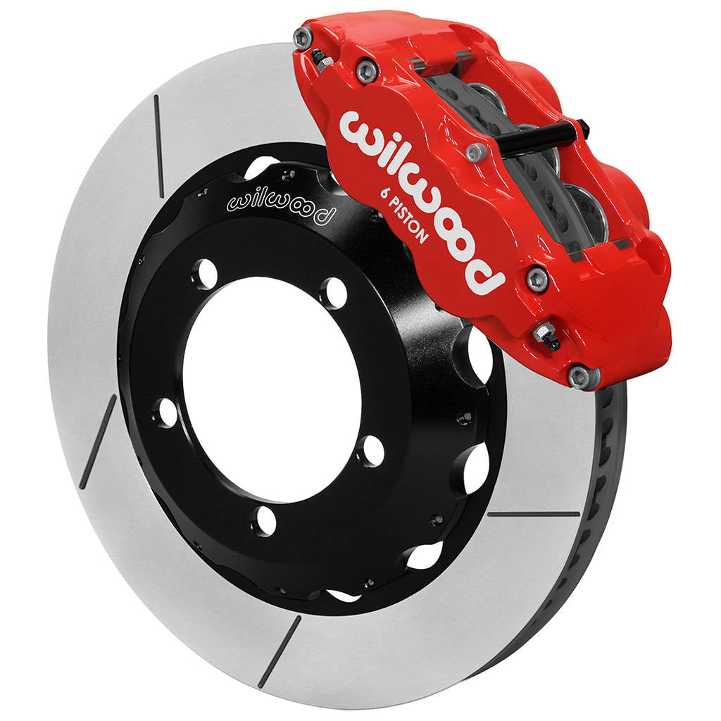 WILWOOD 140-13330-R Kit,Front,Ford Bronco,76-77,Dana 44,Disc Spindle,Fnsl4r,14.00,Red,W/Lines Photo-0