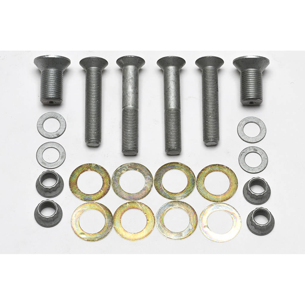 WILWOOD 230-12526 Bolt Kit,Bracket/Spindle,Front,Impala 65-68 Drum,12.19 Rotor Photo-0