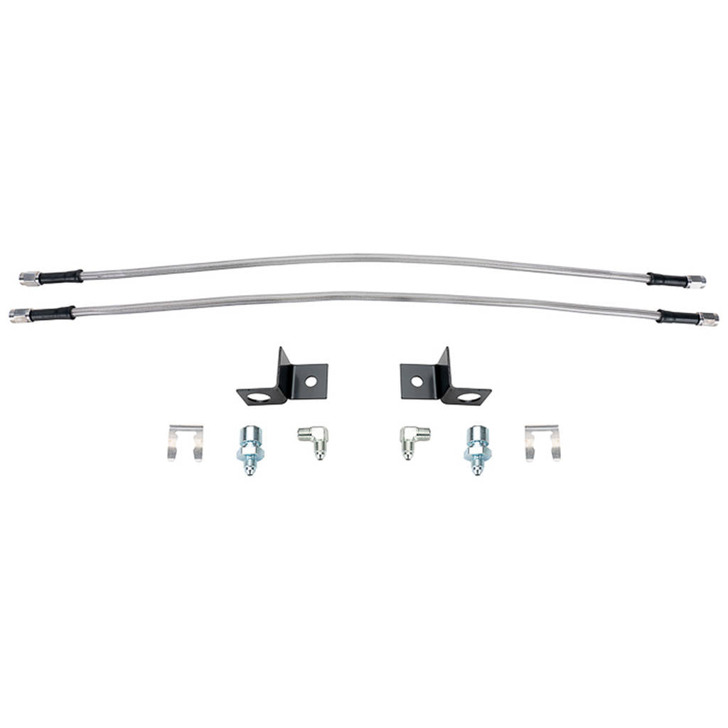 WILWOOD 220-11237 Flexline Kit,22in.,3/8-24 To 90 Deg Photo-0