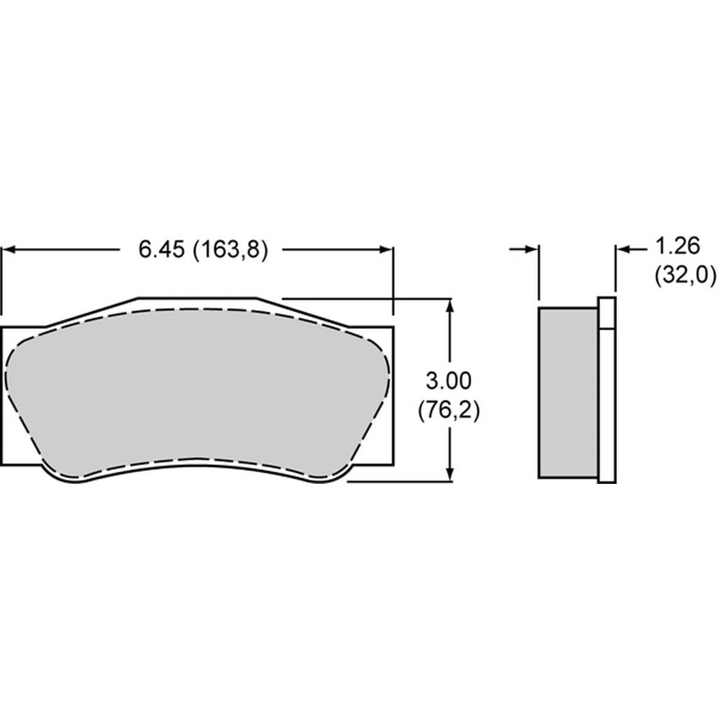 WILWOOD 15A-10836K Pad,4632a,Polymatrix,Axle Set Photo-0