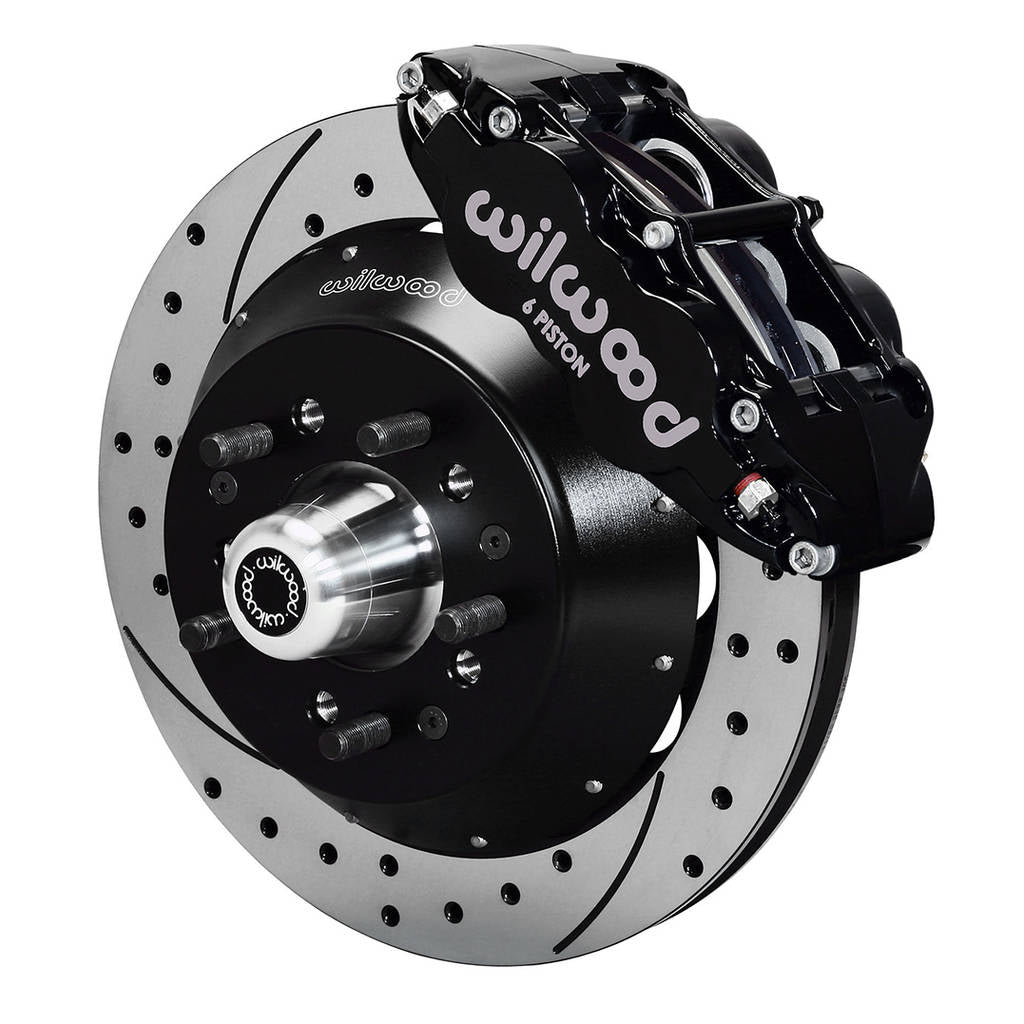 WILWOOD 140-9919-D Kit,Front,Wwe Pro Spindle,Big Brake Radial Mt,13.00 Rotor,Drilled Photo-0