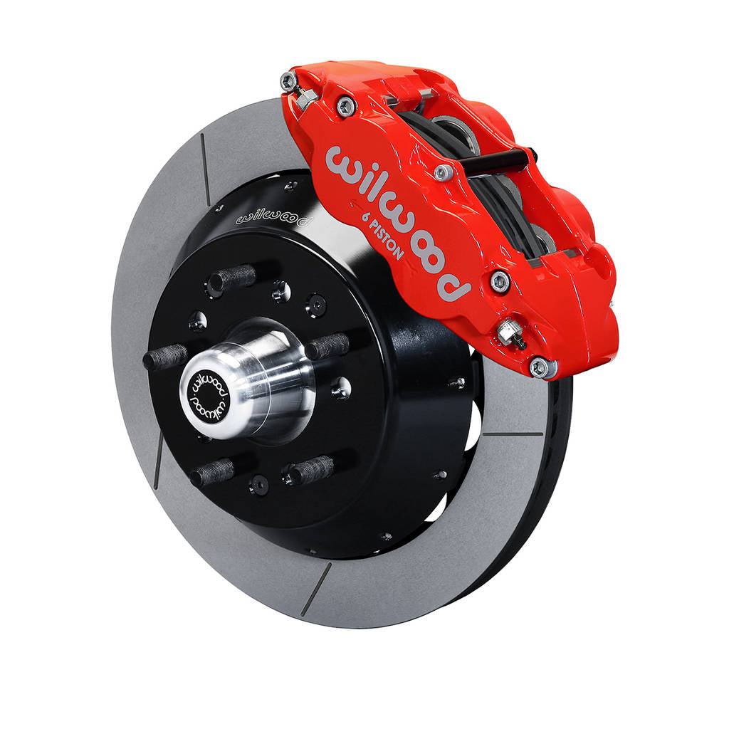 WILWOOD 140-15155-R Kit,Front,Wwe Pro Spindle,Big Brake 5x5.00 Hub,13.00 Rotor,Red Photo-0