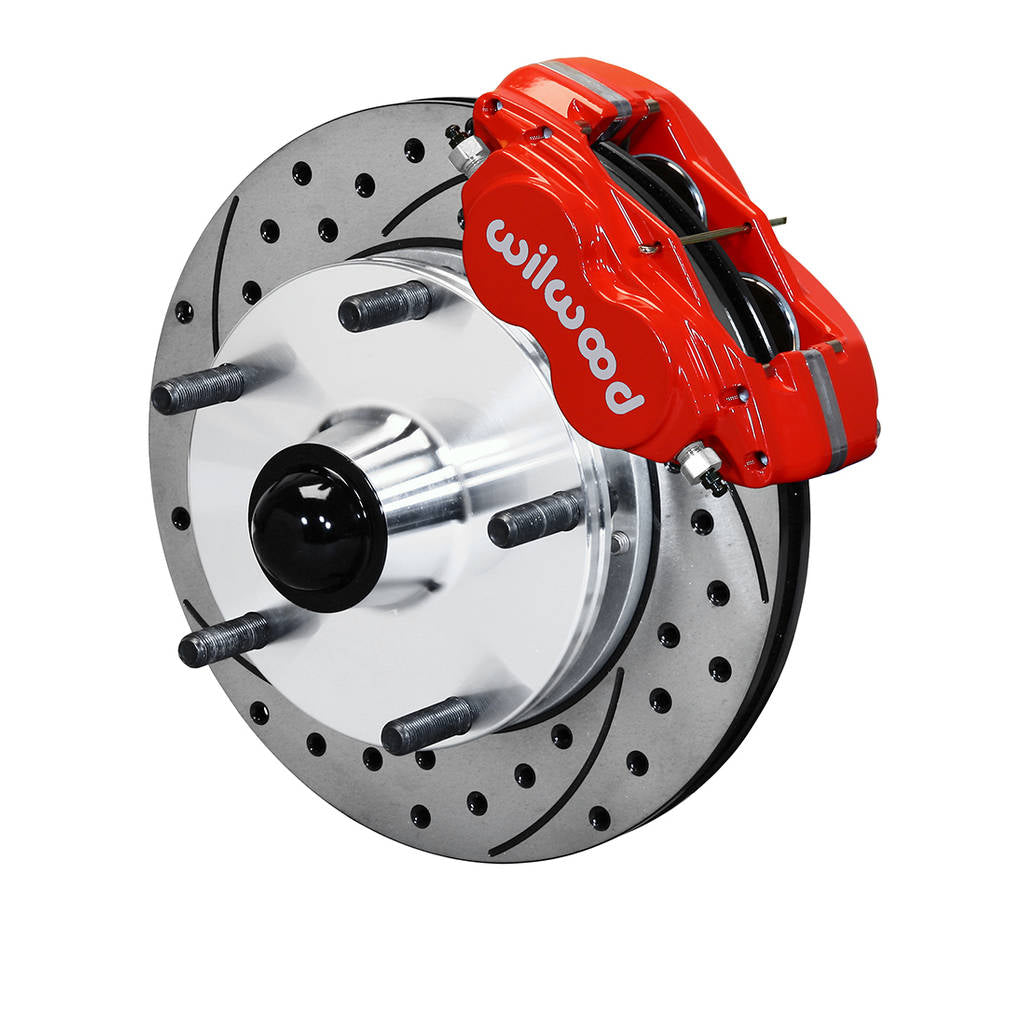WILWOOD 140-15020-DR Kit,Front,Mg-Td/Tf,Fdl-M,10.75 Rotor W/Lines,Srp,Red Photo-0